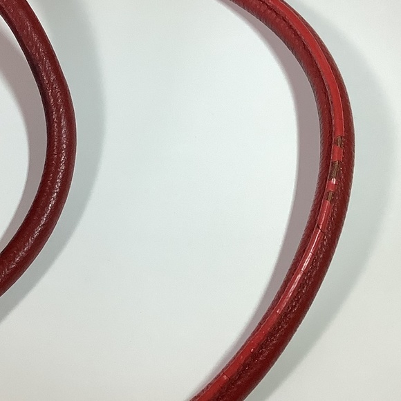 Kate Spade Cobble Hill fold over red shoulder bag - Picture 9 of 16